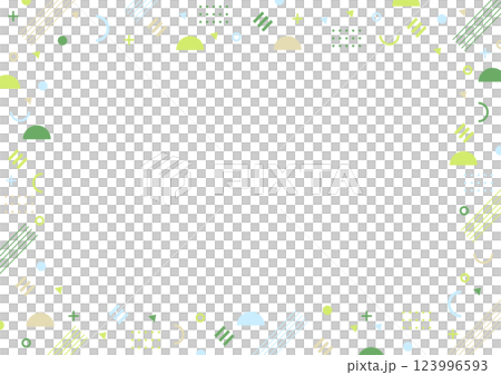 幾何学の背景パターン素材 緑 幾何学の背景パターン素材 緑 123996593