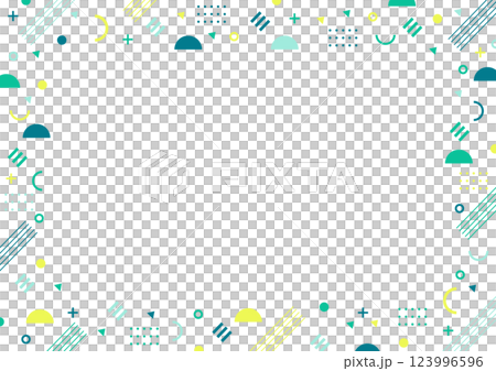 Geometric background pattern material - Green Geometric background pattern material - Green 123996596