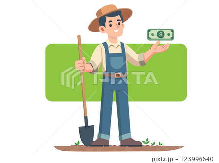 Farming Success and Financial Growth 123996640