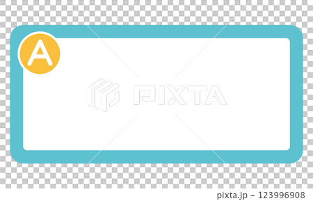 Simple frame of Q&A answers 123996908