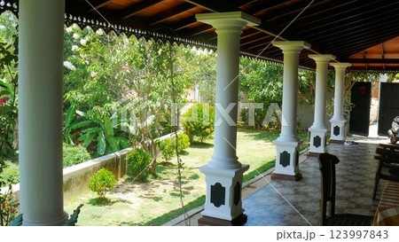 House in Sri lanka, colonial style interior 123997843