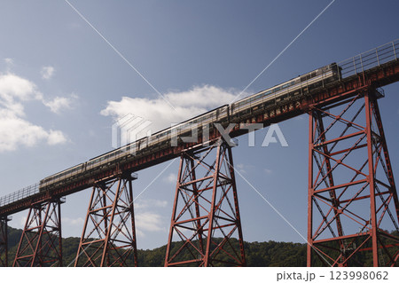 昔の余部鉄橋 昔の余部鉄橋 123998062