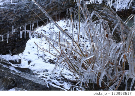 琵琶湖としぶき氷 琵琶湖としぶき氷 123998617