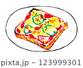 ピザトースト 123999301