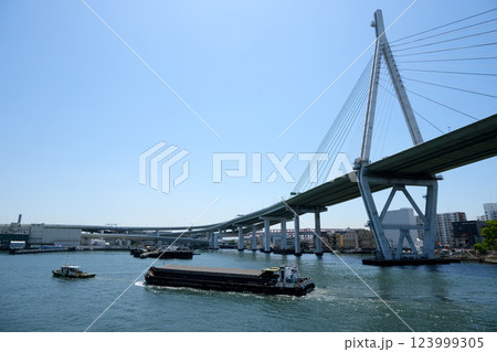 大阪府大阪市_天保山大橋1_2024年5月 大阪府大阪市_天保山大橋1_2024年5月 123999305