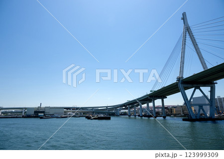 大阪府大阪市_天保山大橋5_2024年5月 大阪府大阪市_天保山大橋5_2024年5月 123999309
