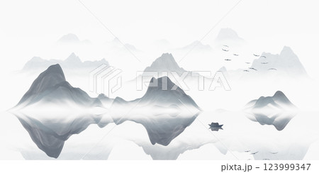 立体 3次元 3D 123999347