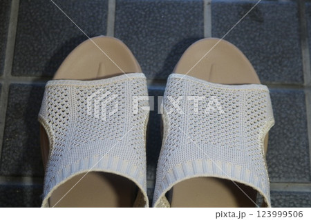 女性用サマーサンダル 女性用サマーサンダル 123999506