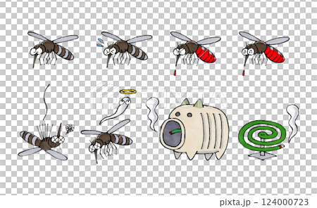 蚊と蚊取り線香セット 蚊と蚊取り線香セット 124000723