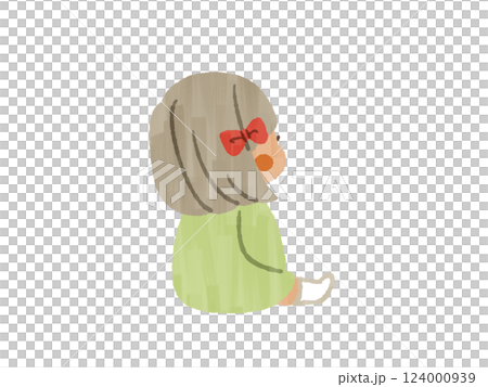 Child sitting facing backwards - Gash Child sitting facing backwards - Gash 124000939