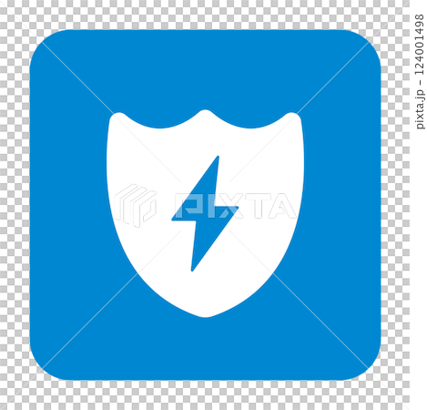 Anti-static icon illustration Anti-static icon illustration 124001498