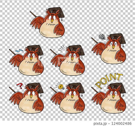 貓頭鷹教授套裝 124002486