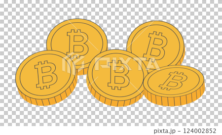 暗号通貨のビットコイン 124002852