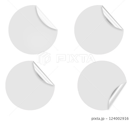 Blank Glued Paper Sticker Tag Label Texture Blank Glued Paper Sticker Tag Label Texture 124002916