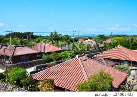 沖縄　竹富島　原風景 124005433
