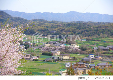 兵庫県洲本市 サンセットパーク五色・夕日が丘公園から鳥飼浦の風景を望む 兵庫県洲本市 サンセットパーク五色・夕日が丘公園から鳥飼浦の風景を望む 124005904