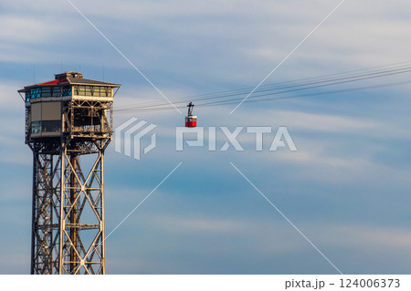 Port Cable Car (Transbordador Aeri del Port) in Barcelona, Spain 124006373