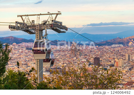 Montjuic Cable Car (Teleferic de Montjuic) in Barcelona, Spain 124006492