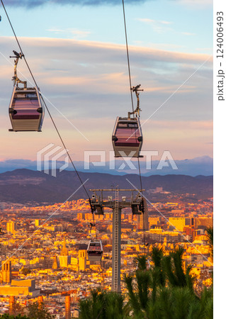 Montjuic Cable Car (Teleferic de Montjuic) in Barcelona, Spain 124006493