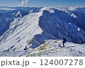 厳冬期の谷川岳肩の小屋から 124007278