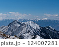 赤岳から見る南アルプス 124007281