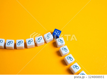 Decriminalization. The Supreme Court's decision. A high-profile court case and the imprisonment of top corrupt officials. Judicial reform, legal battles, political impact. 124008931