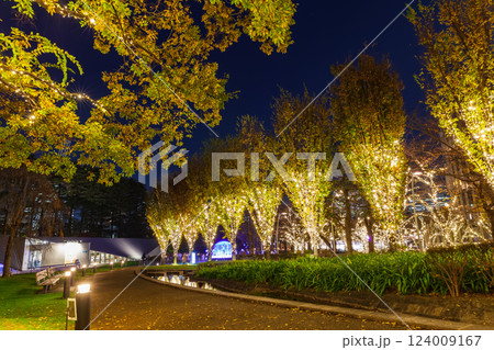 イルミネーションの東京ミッドタウン東京夜景 124009167