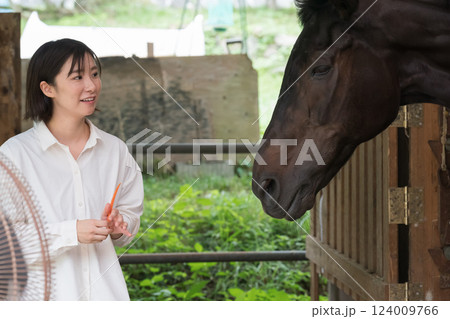 involved with horses involved with horses 124009766
