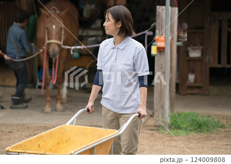 involved with horses involved with horses 124009808