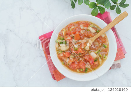 トマトのサルサソース・イメージ(材料｜トマト・玉ねぎ・青唐辛子など) 124010169