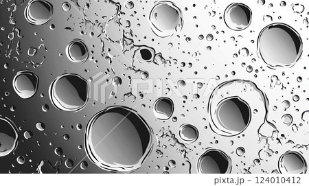 月面のクレーター	 月面のクレーター	 124010412