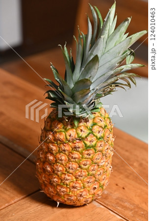 トロピカルフルーツとして人気の新鮮なパイナップル 124010463