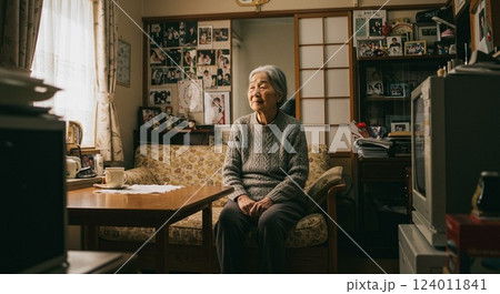 一人暮らしの高齢者 一人暮らしの高齢者 124011841