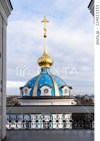 cupola of Epiphany Cathedral in Kostroma city 124013355