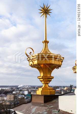 outdoor decor of Epiphany Cathedral in Kostroma 124013356