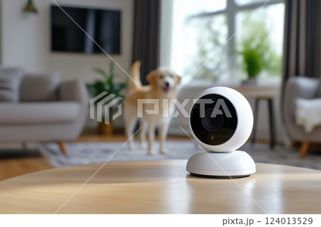 ペットの見守りカメラのイメージ　犬 124013529