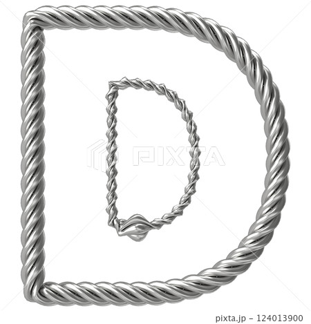Font With number 3d render 124013900