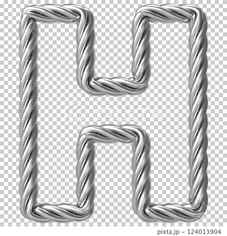 Font With number 3d render 124013904