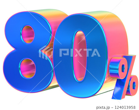 Font With number 3d render Font With number 3d render 124013958