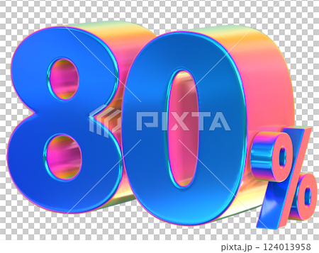Font With number 3d render Font With number 3d render 124013958