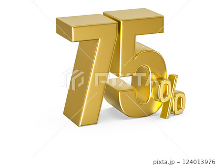 Font With number 3d render 124013976