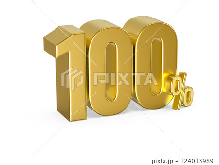 number 3d render 124013989