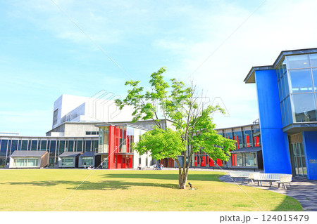 長野県上田市、サントミューゼの風景 長野県上田市、サントミューゼの風景 124015479