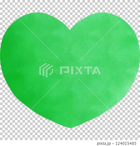 Heart green Heart green 124015485