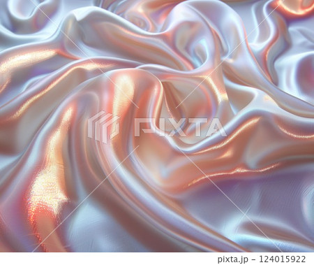 Gentle glow of holographic drapery in a twilight serenade 124015922