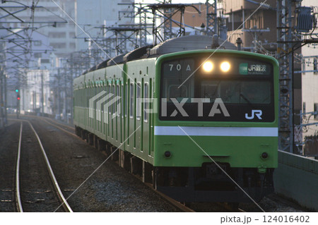 ［JR-Q］大和路線201系電車（各停：JR難波⇔王寺） 124016402
