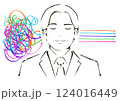 読解力が高いミドル男性のイメージ 124016449