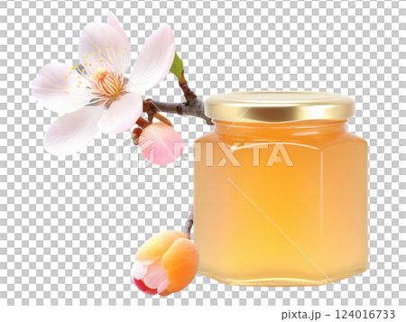 Apricot Blossom Honey (Prunus armeniaca) Light golden honey with a sweet, fruity taste, accompanied by the soft pink apricot flowers Apricot Blossom Honey (Prunus armeniaca) Light golden honey with a sweet, fruity taste, accompanied by the soft pink apricot flowers 124016733