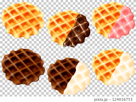 Belgian Waffles 6 Flavors Baked Goods 124016753