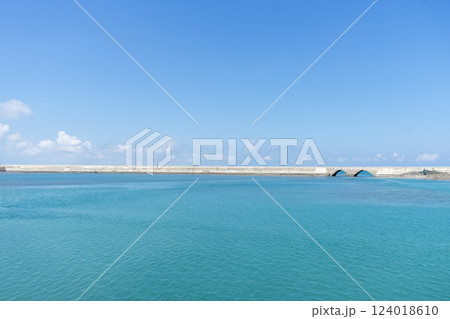 台湾 澎湖諸島 白沙-西嶼間の澎湖跨海大橋 台湾 澎湖諸島 白沙-西嶼間の澎湖跨海大橋 124018610